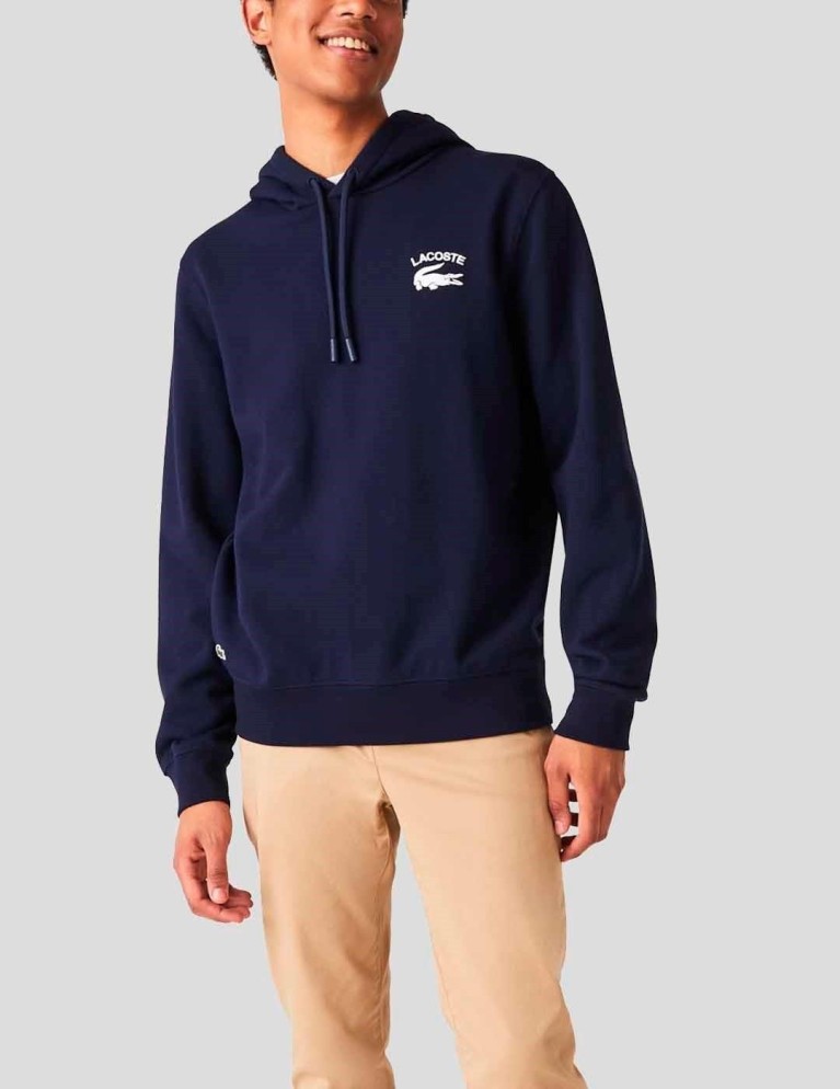 Sudadeira LACOSTE sudadeira com capuz classic fit marine